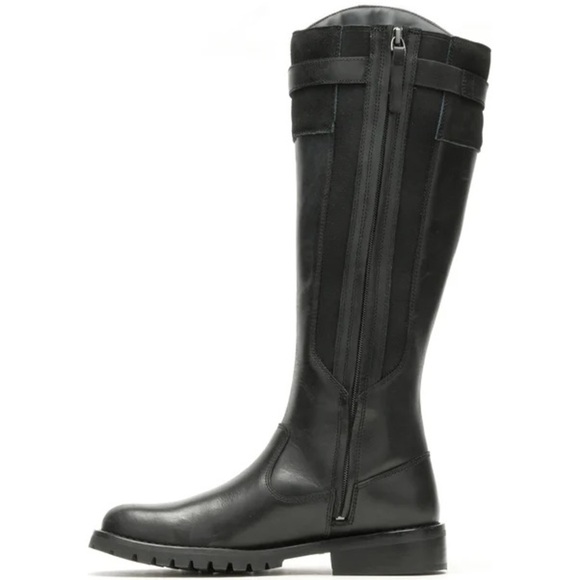 Harley-Davidson Women's Bradner Zip-Up 16" Black Motorcycle Boots - 6 - Picture 3 of 8